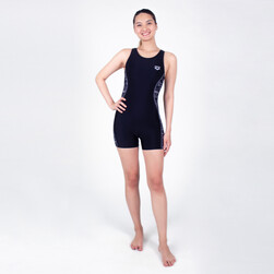 Arenas Ladies Swimsuit-ASW23020-BKGY
